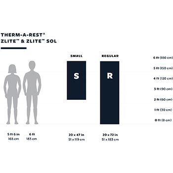 коврик therm-a-rest z lite sol комплектация