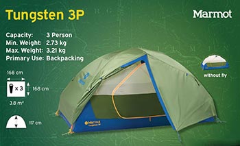 палатка marmot tungsten 3p